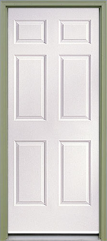 6-Panel Steel Door