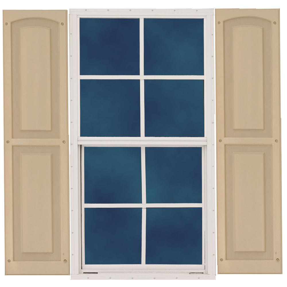18 in x 36 in Window with Shutters