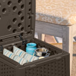Small Resin Wicker Deck or Patio Box