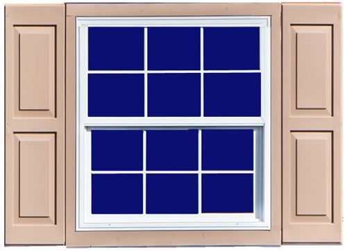 Ravenna window with shutters