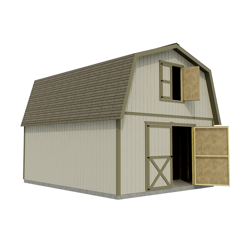 Roanoke 2 Story Barn Kit | Large Wood DIY Barn Kit by Best Barns